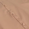 Vegan Leather Button Down Belted Jacket - BEYAZURA.COM