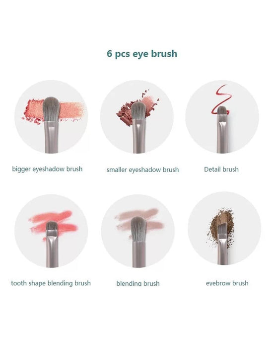 White Metallic Makeup Brush Set - BEYAZURA.COM