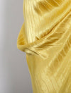 Yellow High Slit Asymmetrical Long Skirt - BEYAZURA.COM