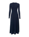 Ribbed Knit High Slit Dress - Beyazura.com
