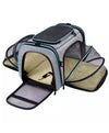 Expandable Foldable Dogs And Cats Carrier Travel Bag - BEYAZURA.COM
