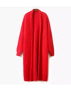 Maxi Mohair Faux Mink Cashmere Oversized Cardigan - Beyazura.com