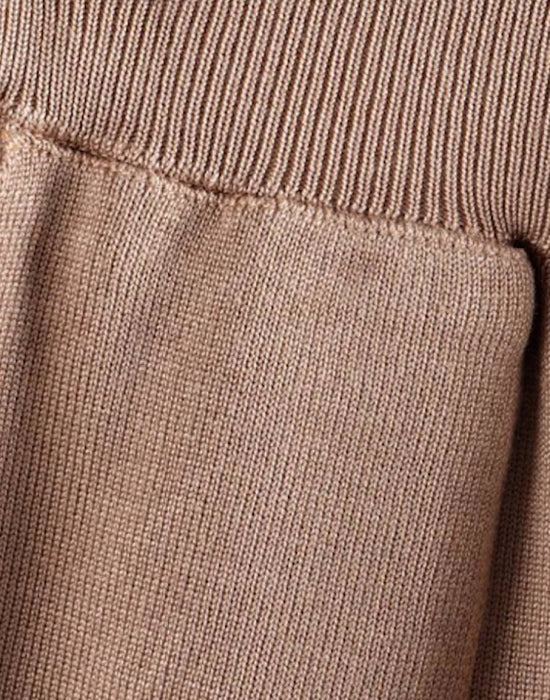 Ribbed Knit Pastel Camisole Cardigan Pants Three Piece Set - Beyazura.com