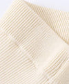 Off White Knitted Long Skirt Top Set - BEYAZURA.COM